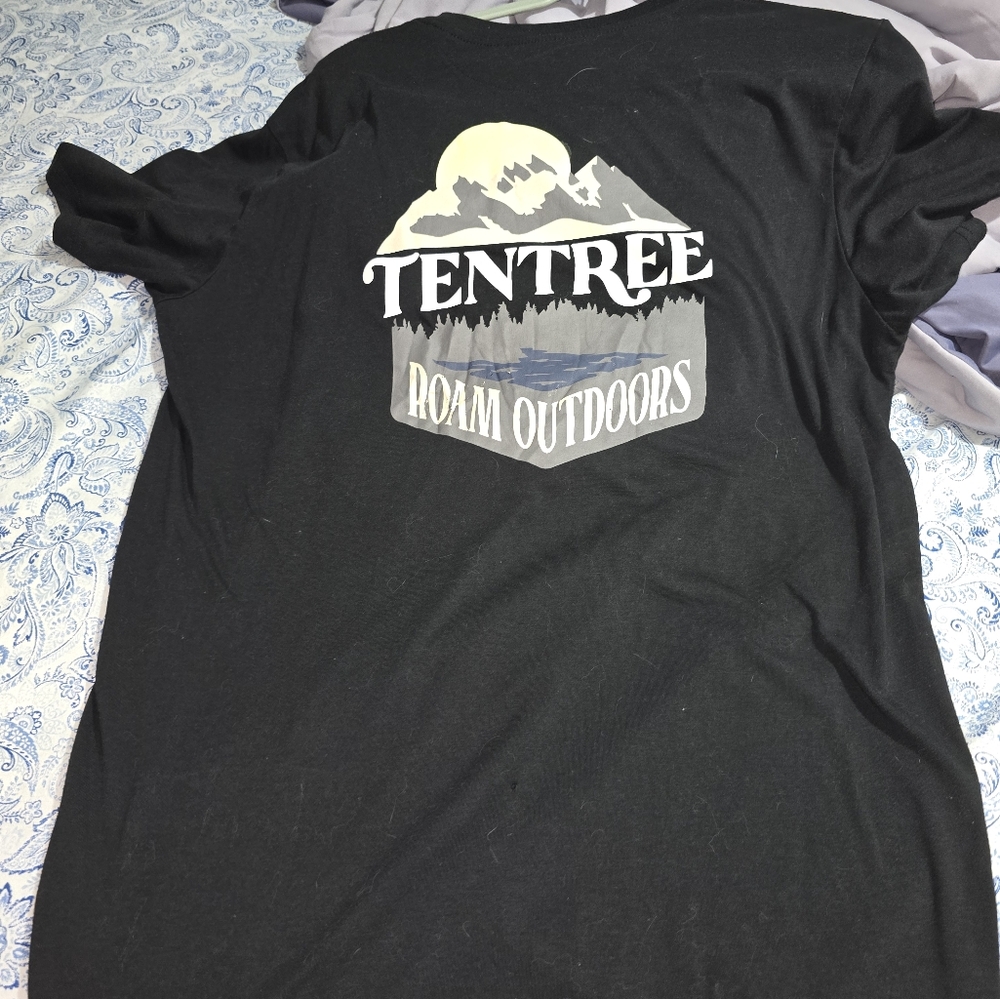 Tentree Black Graphic Tee